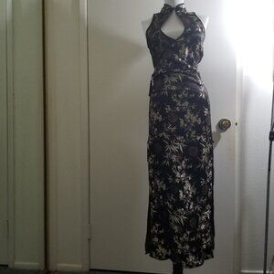 Fredericks Brand black Chinese style dress, size 2
